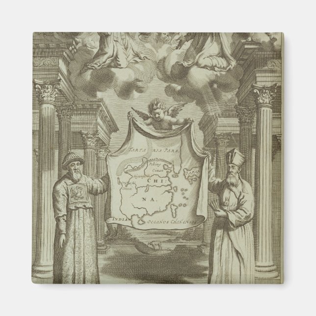 Frontispiece to 'China Illustrated' by Athanasius Magnet (Front)