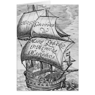 Frontispiece to 'De mari libero', by Hugo Grotius