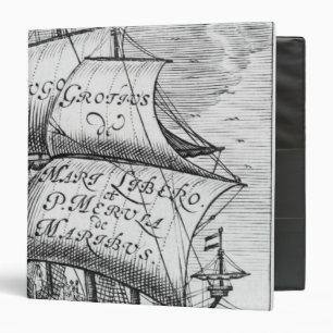 Frontispiece to 'De mari libero', by Hugo Grotius Binder