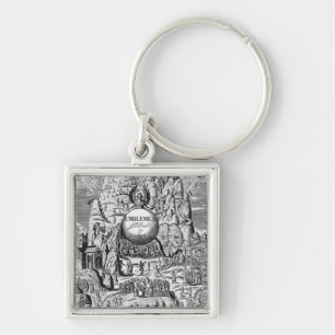 Frontispiece to George Wither's 'Emblems', 1635 Keychain