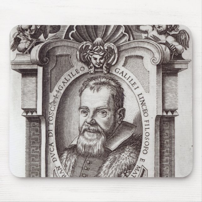 Frontispiece to 'Il Saggiatore' by Galileo Mouse Pad (Front)
