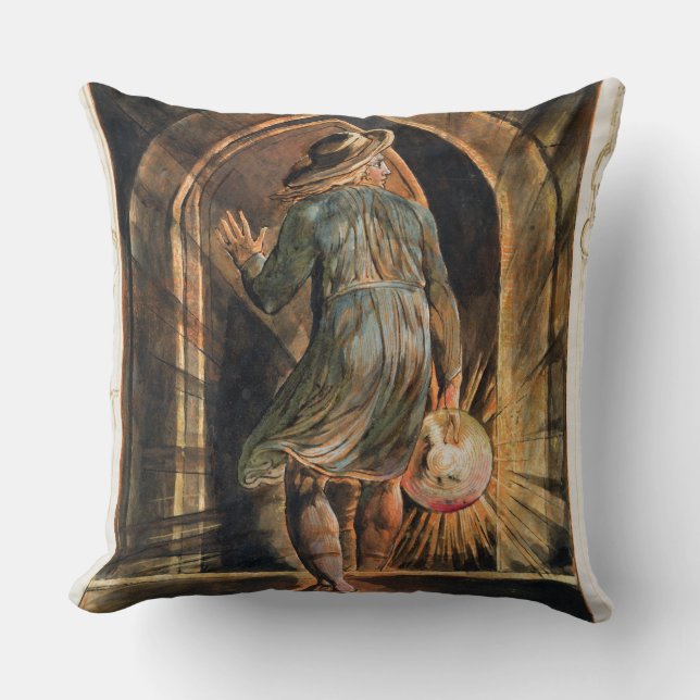 Frontispiece to 'Jerusalem' (Bentley Copy E) 1804- Throw Pillow (Front)