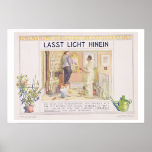 Frontispiece to 'Lasst Licht Hinin' (`Let in More Poster
