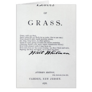 Frontispiece to 'Leaves of Grass'