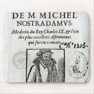 Frontispiece to 'Les Propheties de M. Michel Mouse Pad