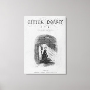 Frontispiece to 'Little Dorrit' by Charles Canvas Print