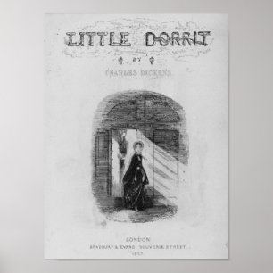 Frontispiece to 'Little Dorrit' by Charles Poster