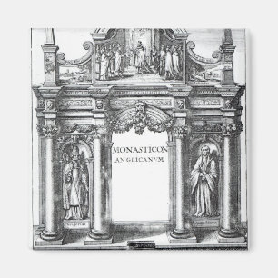 Frontispiece to 'Monasticon Anglicanum' Magnet