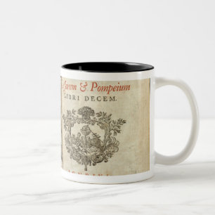 Frontispiece to 'Pharsalia' Two-Tone Coffee Mug