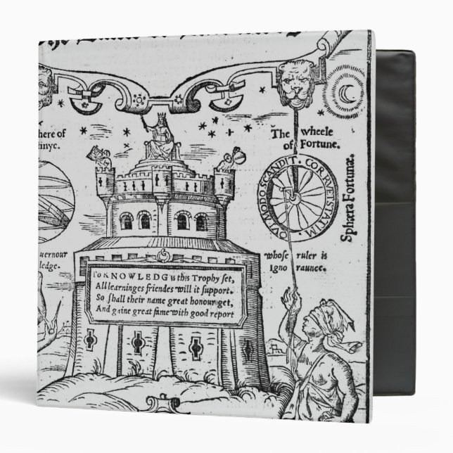 Frontispiece to 'The Castle of Knowledge' Binder (Front/Inside)