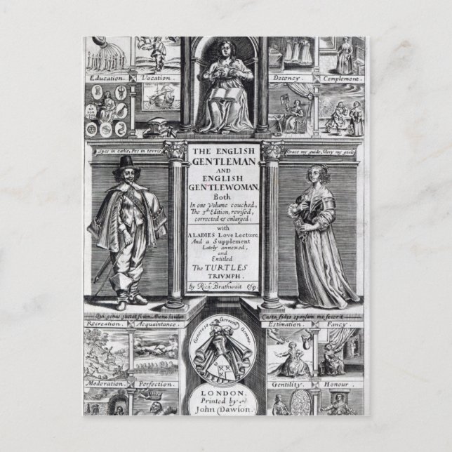 Frontispiece to 'The English Gentleman Postcard (Front)