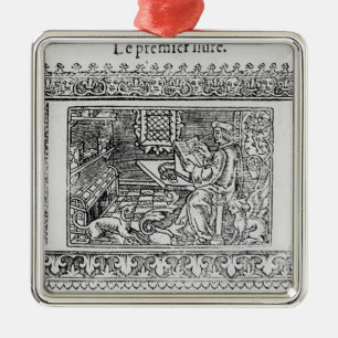 Frontispiece to the first book of Utopia Metal Ornament