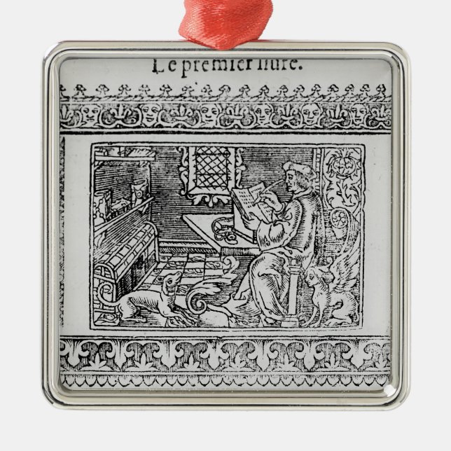 Frontispiece to the first book of Utopia Metal Ornament (Front)