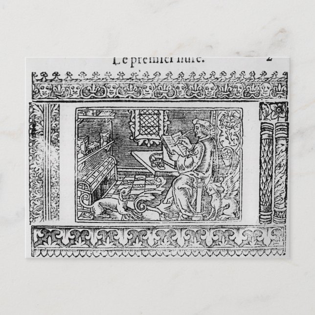 Frontispiece to the first book of Utopia Postcard (Front)