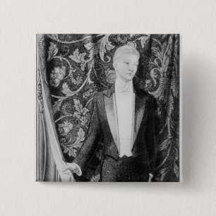 Frontispiece to 'The Picture of Dorian Grey' 2 Inch Square Button