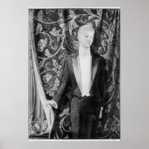 Frontispiece to 'The Picture of Dorian Grey' Poster