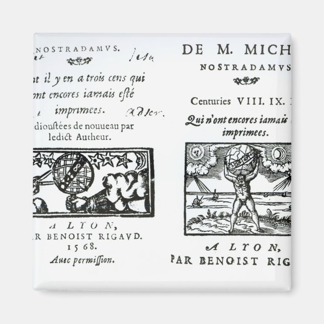 Frontispiece to 'The Prophecies Magnet (Front)