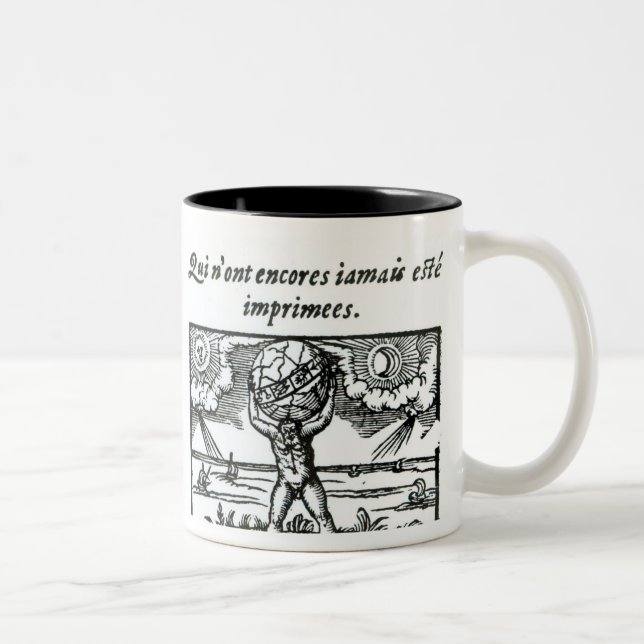Frontispiece to 'The Prophecies Two-Tone Coffee Mug (Right)