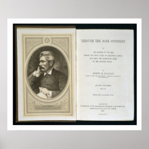 Frontispiece to 'Through the Dark Continent', by H Poster