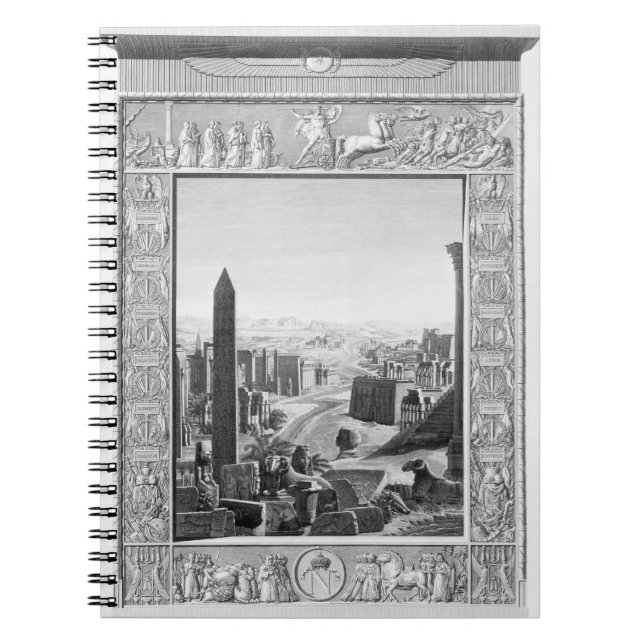 Frontispiece to Volume 1 of the `Description of Eg Notebook (Front)