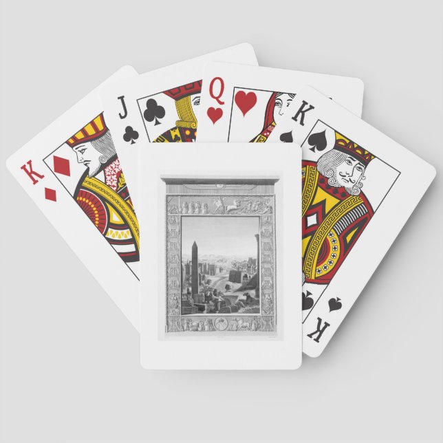 Frontispiece to Volume 1 of the `Description of Eg Playing Cards (Back)