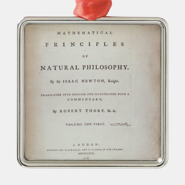 Frontispiece to Volume I Metal Ornament (Front)