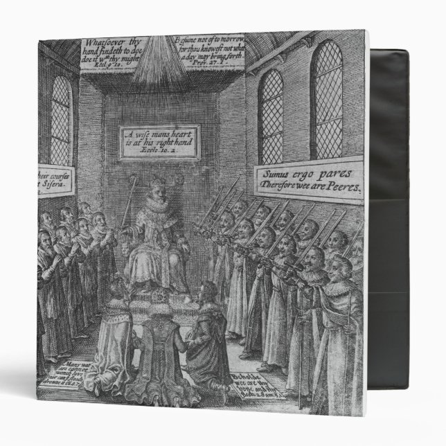 Frontispiece to 'Vox Regis' by Thomas Scott Binder (Front/Inside)