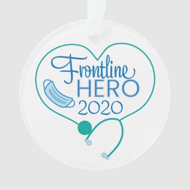 Frontline Hero ornament (Front)
