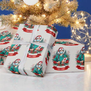 Frontline Holiday Hero Christmas Wrapping Paper
