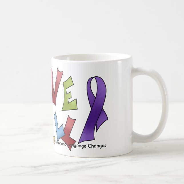 Frontotemporal Dementia Live Well Mug (Right)