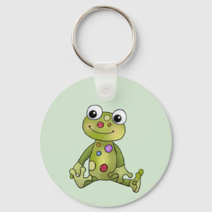 Frosch mit Punkten Keychain
