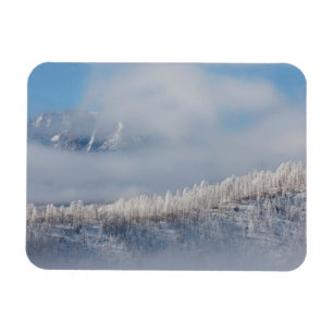 Frost and Fog in the Mountains Magnet
