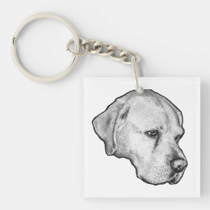 Frost-clear expression keychain