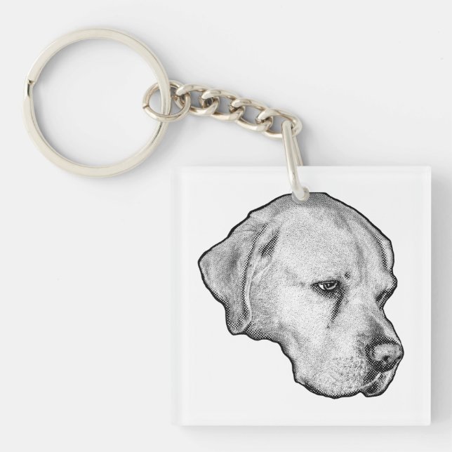 Frost-clear expression keychain (Front)