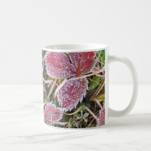 Frost covered leaves, Canada Coffee Mug