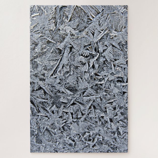 Frost Crystals Close Up Photo Jigsaw Puzzle (Vertical)