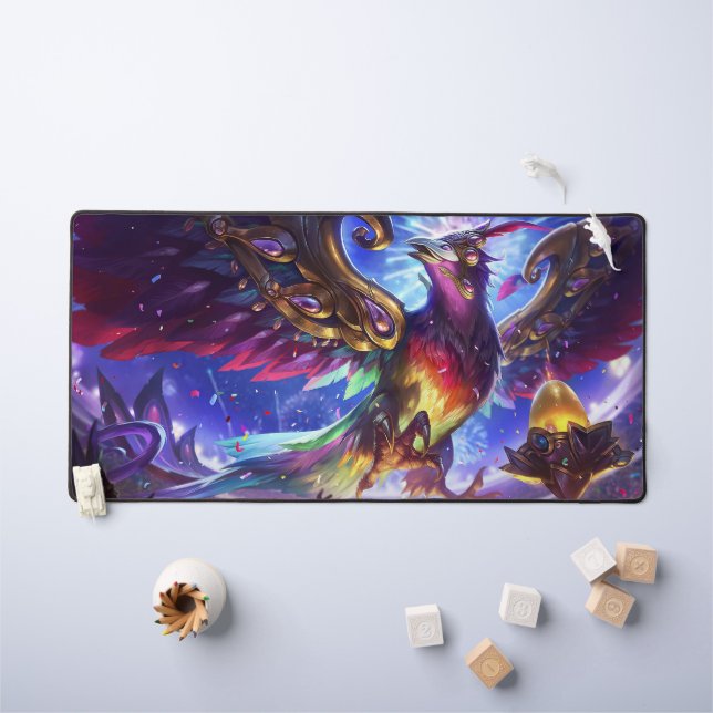 Frost Dragon Gaming Desk Mat Customizable Deskmat (Kids Table)