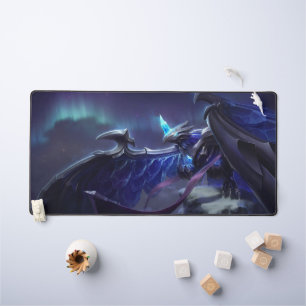Frost Dragon Gaming Deskmat   Customizable Mat