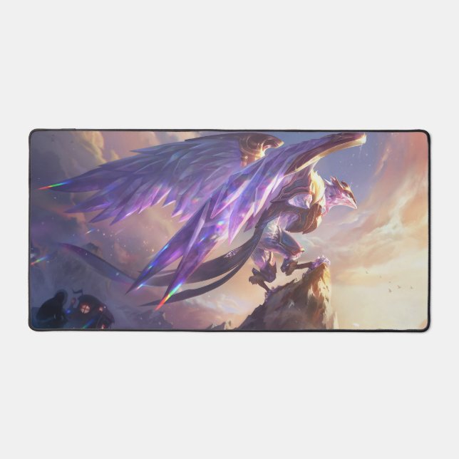 Frost Dragon Jeu Desk Mat Personnalisable Deskmat (Recto)