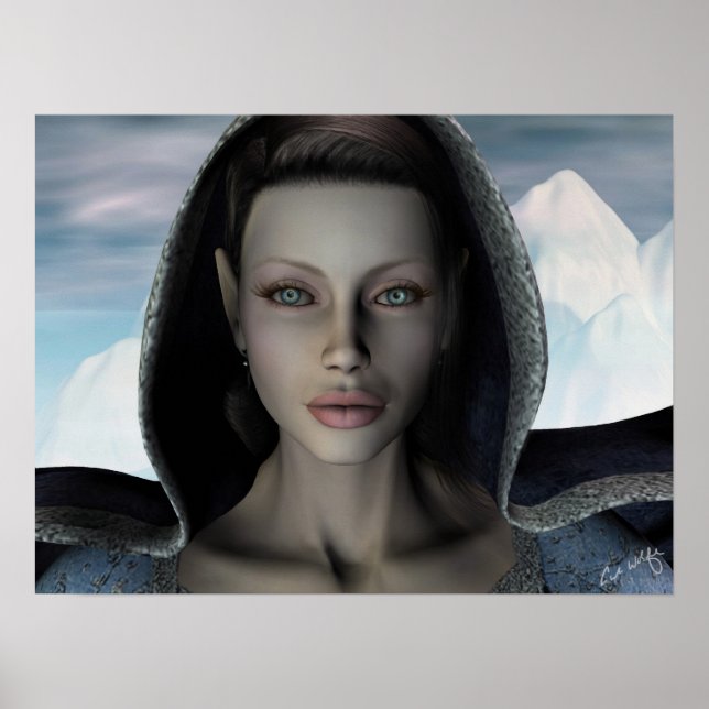 'Frost Elf' Print (Front)