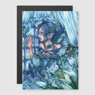 Frost Fairy Girl's View of a Sapphire Winter