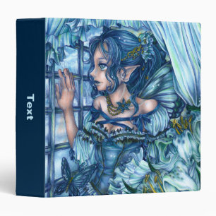Frost Fairy Girl's View of a Sapphire Winter Binder