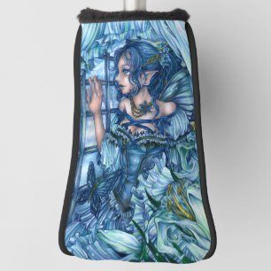 Frost Fairy Girl's View of a Sapphire Winter Golf Head Cover
