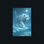 Frost King White Tiger – Majestic Icy Guardian Wal Canvas Print<br><div class="desc">A majestic frost-born white tiger standing in an icy realm filled with mist and frozen energy. This artwork symbolizes power, protection, dominance, and royal spirit. Designed as a statement centerpiece for luxury interiors, modern homes, offices, and collector walls. Perfect for lovers of epic fantasy, mythical beasts, and spirit animal art....</div>