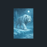 Frost King White Tiger – Majestic Icy Guardian Wal Canvas Print<br><div class="desc">A majestic frost-born white tiger standing in an icy realm filled with mist and frozen energy. This artwork symbolizes power, protection, dominance, and royal spirit. Designed as a statement centerpiece for luxury interiors, modern homes, offices, and collector walls. Perfect for lovers of epic fantasy, mythical beasts, and spirit animal art....</div>