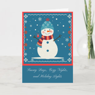 Frost Man  Holiday Card