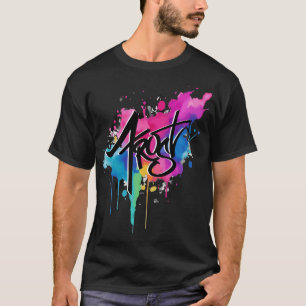 Frost paint splatter T-Shirt
