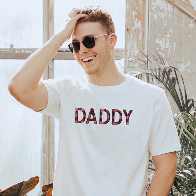 FROST Rustic Lumberjack Red Flannel Daddy T-Shirt (Creator Uploaded)