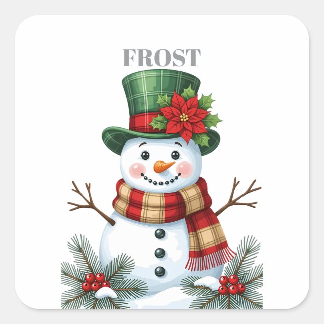 FROST SQUARE STICKER (Front)