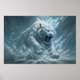 Frost White Tiger – Emperor of the Frozen Realm – Poster
